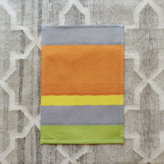 Calyz Grey Orange Placemat Napkin Set